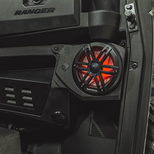 Rockford Fosgate RNGR18-STG4 Audio Kit: PMX-2 Receiver, 1500-Watt Amp, M1 Series Color Optix Multicolor LED Lighted Front & Rear Speakers Plus Subwoofer for Select Polaris Ranger Models (2018-2022) Rockford Fosgate RNGR18-STG4 Audio Kit: PMX-2 Receiver, 1500-Watt Amp, M1 Series Color Optix Multicolor LED Lighted Front & Rear Speakers Plus Subwoofer for Select Polaris Ranger Models (2018-2022)